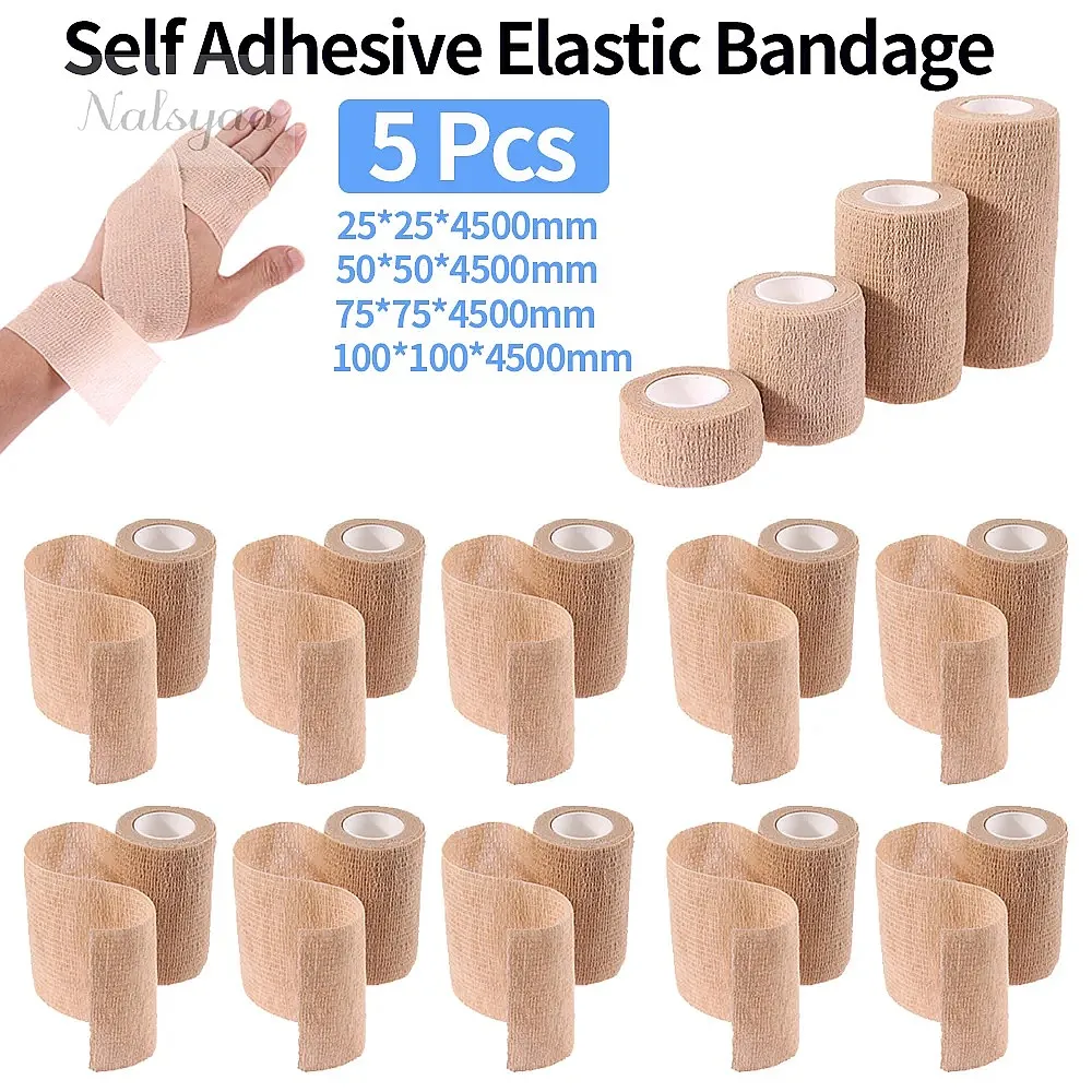 Medical Tape - 5 Buah Perban Elastis Perekat Sendiri