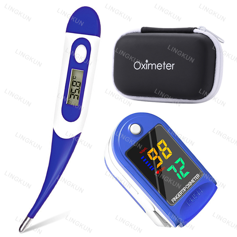 Pulse Oximeter - Termometer Digital Akurat untuk Pengukuran Suhu