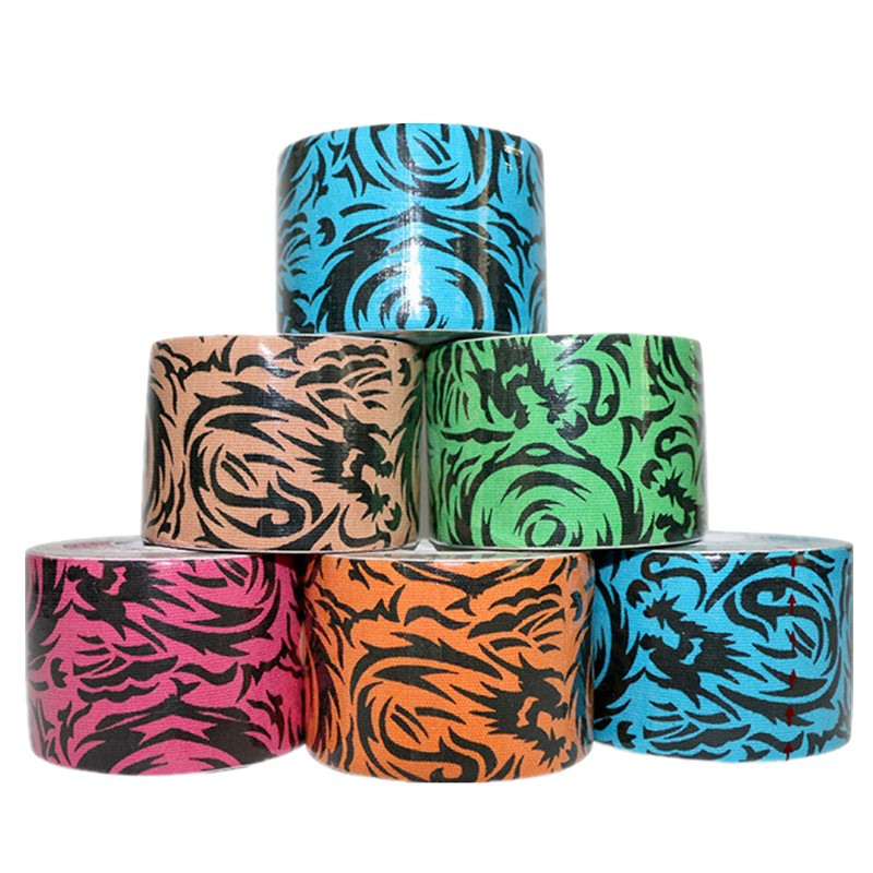 Medical Tape - 5.0cm*5m Kinesio Tape Tex Dengan Garis