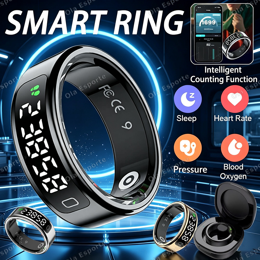 Blood Pressure Monitor - Cincin Pintar Baru dengan Kotak Pengisi