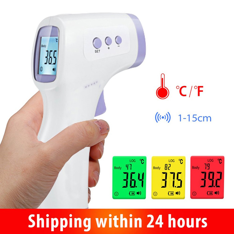 Pulse Oximeter - Termometer Dahi Inframerah Digital Pengukur Demam