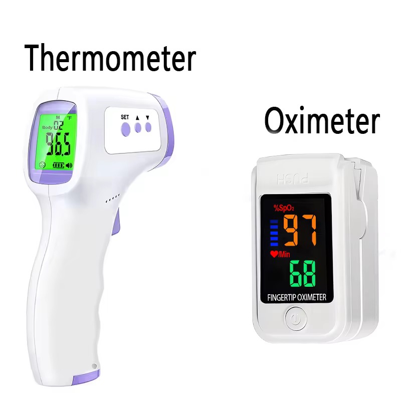 Termometer Inframerah Tanpa Se - Pulse Oximeter ulasan dan harga
