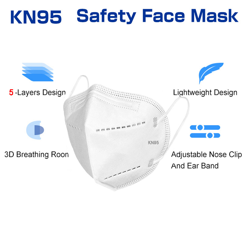10-100PCS Mascarillas FFP2 Mas - Surgical Mask ulasan dan harga