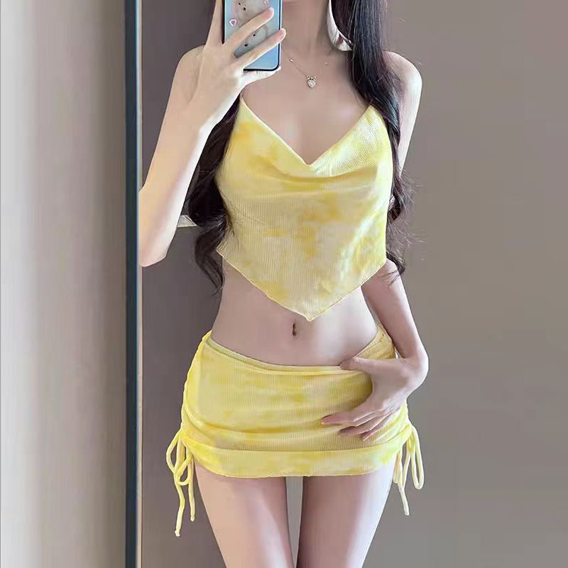 Set Bikini Tie Dye Macaron Wan - Bandage ulasan dan harga