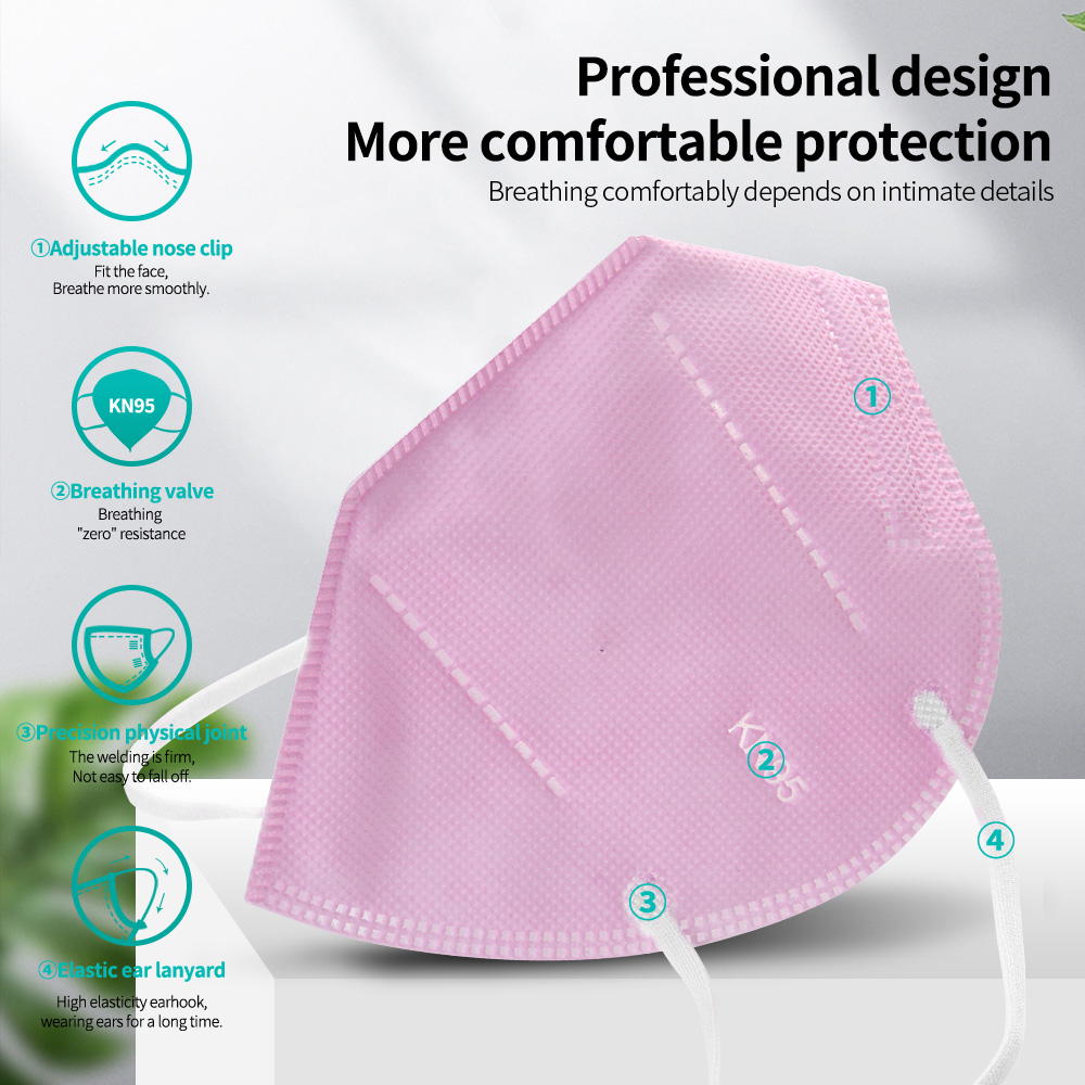 10-100 Buah Masker FFP2 Kn95 M - Surgical Mask ulasan dan harga