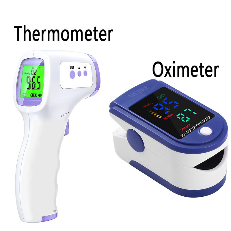 Termometer Dahi Inframerah Rum - Pulse Oximeter ulasan dan harga