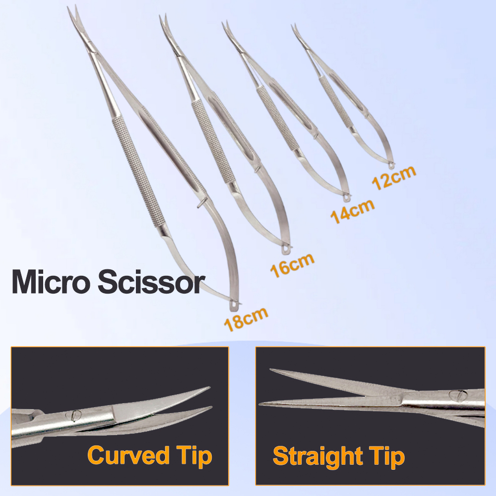​ 1 Buah Gunting Mikro Gigi Ca - Medical Scissors ulasan dan harga