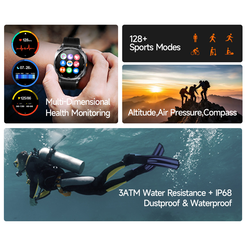 Jam Tangan Pintar TS400 Amoled - Blood Pressure Monitor ulasan dan harga