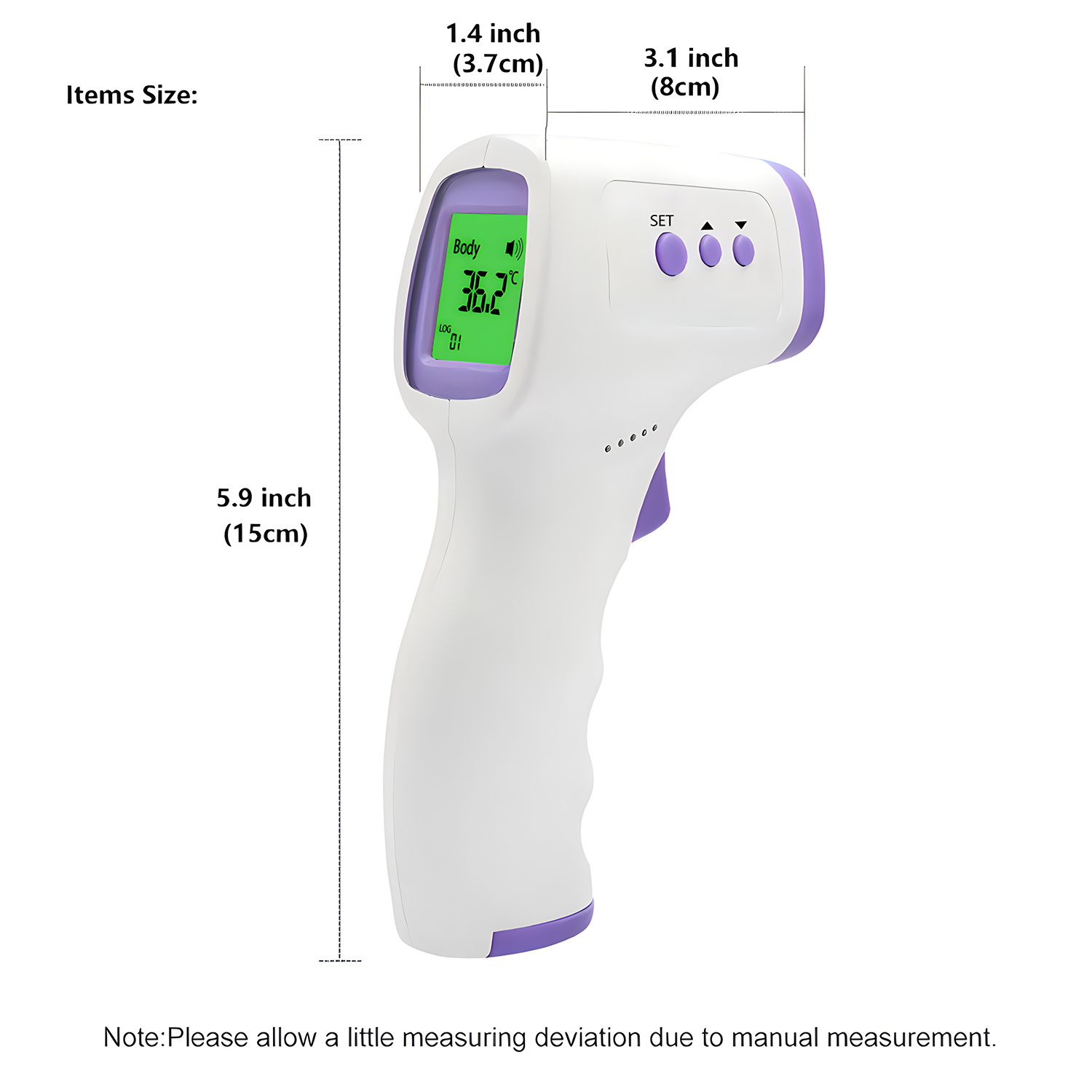 Termometer Dahi Inframerah Dig - Pulse Oximeter ulasan dan harga